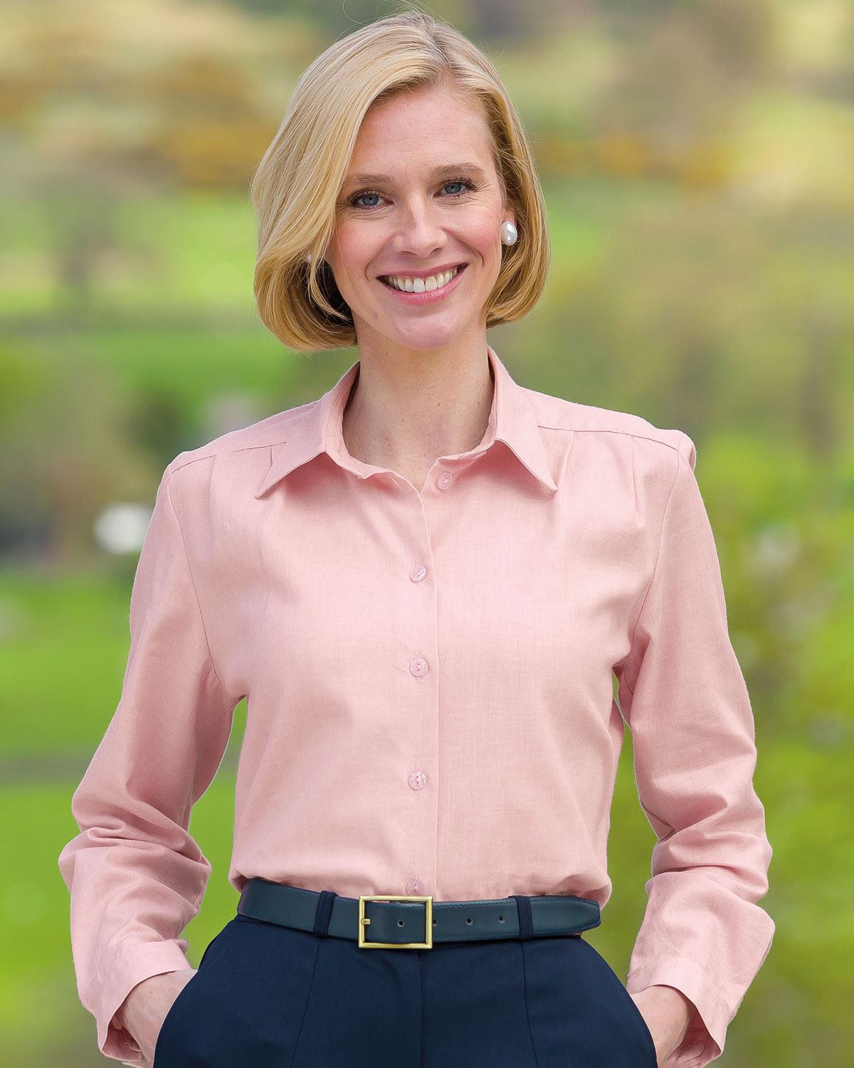 Soft Handle Blouses - Pale Pink