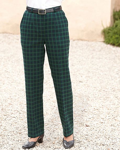 Blackwatch Double Layer Trousers - Navy/Green