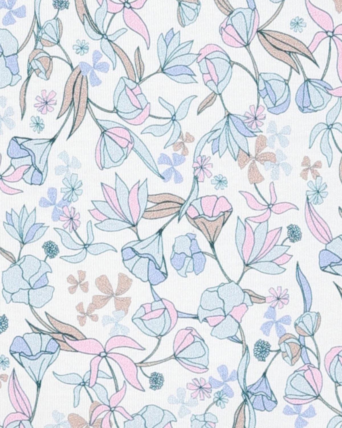 Charley Floral Short Sleeve Cotton Top