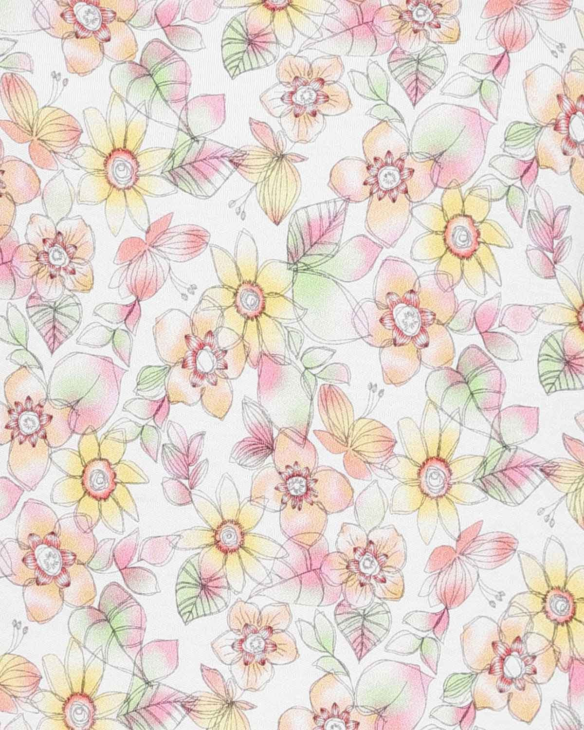 Hallie Floral Short Sleeve Cotton Top