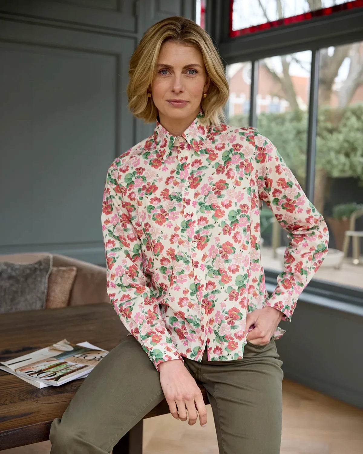 Annette Tana Lawn® Long Sleeve Blouse