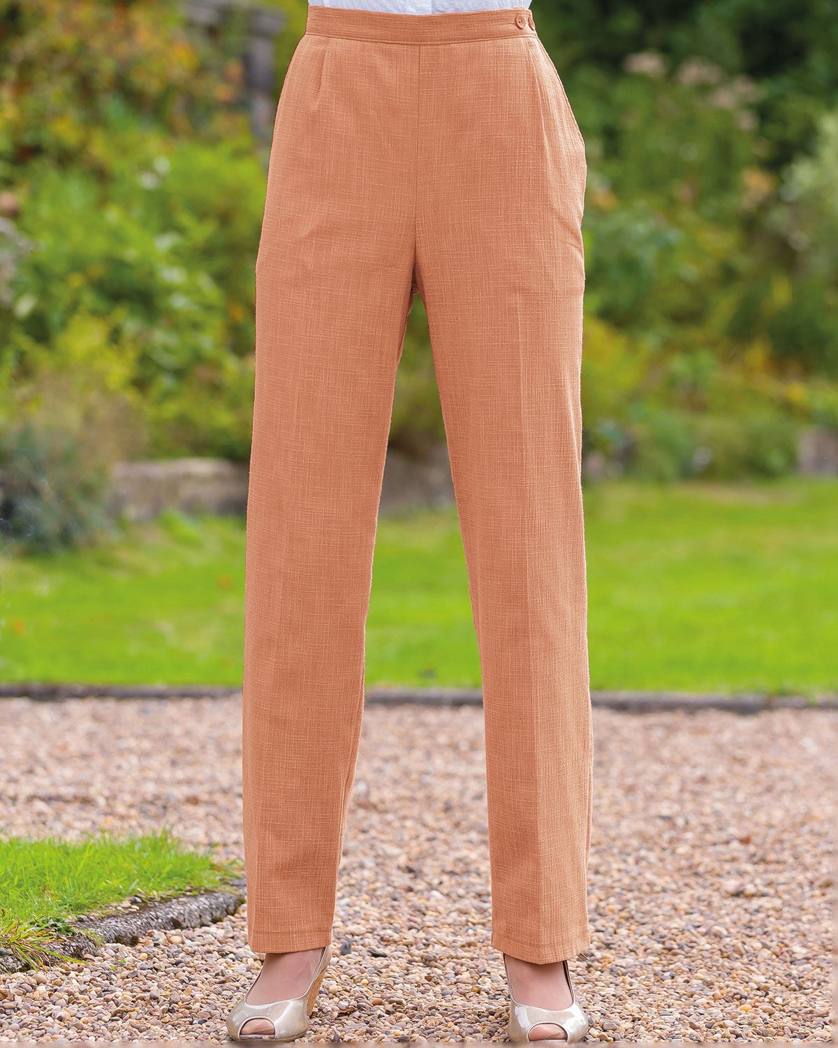 Polly Trousers - Peach Melba