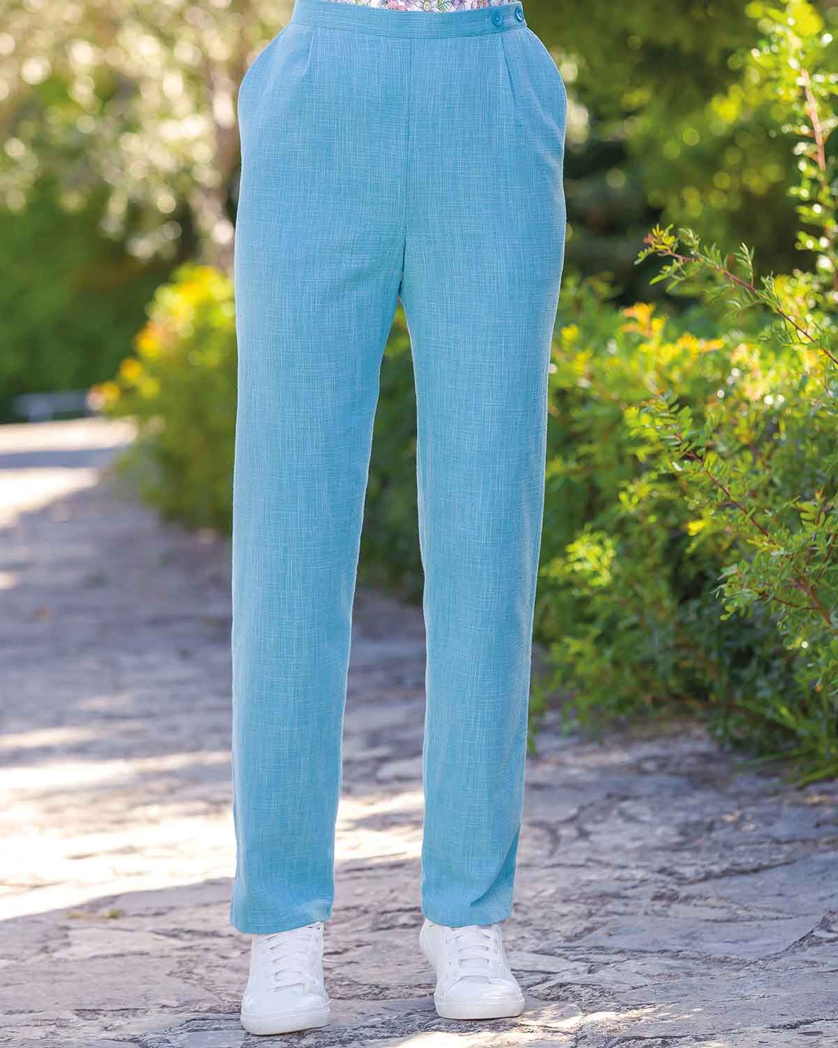 Polly Trousers - Turquoise