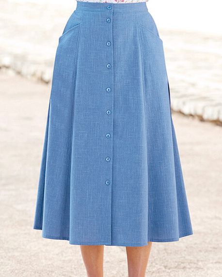 Polly Skirt - Blue
