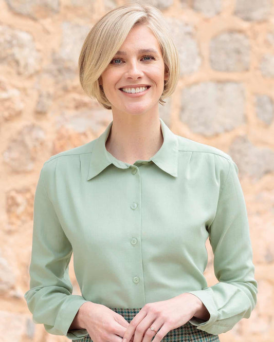 Soft Handle Blouses - Sage