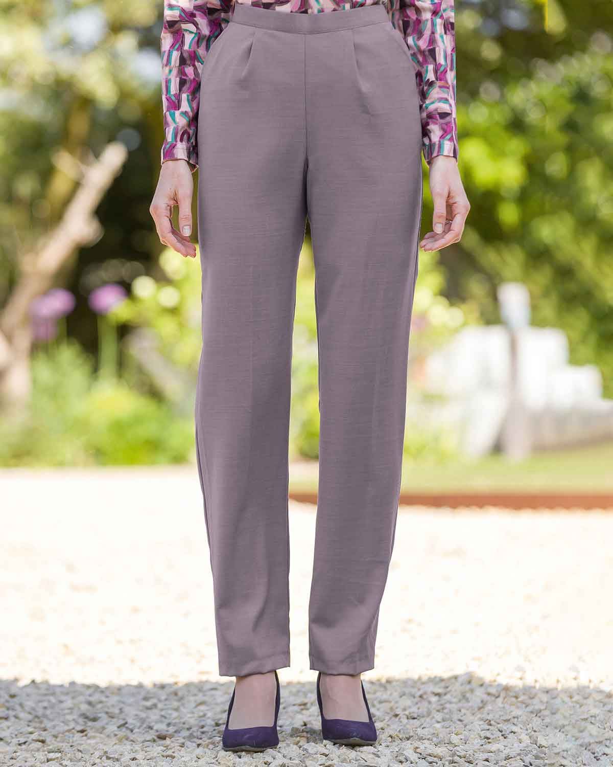Ladies’ Sandown Pull On Trousers – Mauve