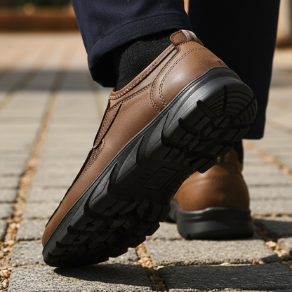 Men's Casual Breathable Leather Loafers