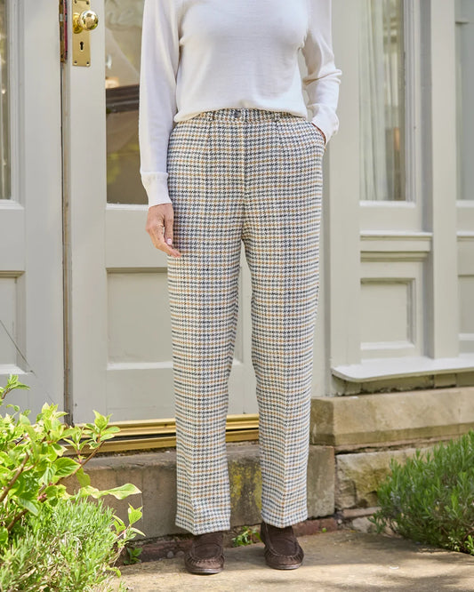 Camille checked Easycare Trousers