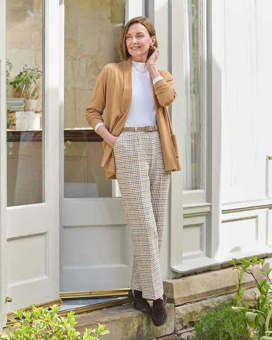 Camille checked Easycare Trousers