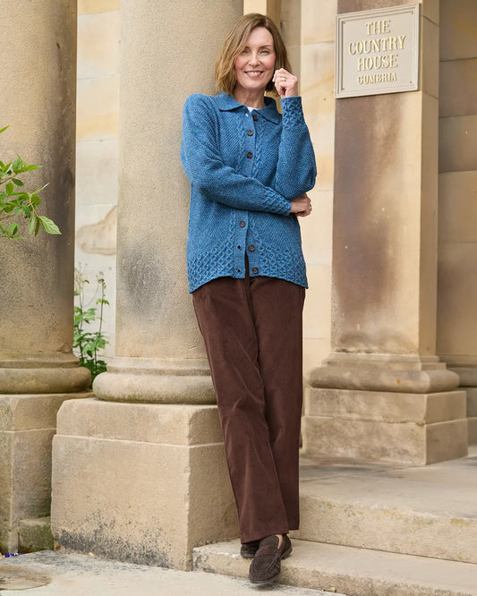 Needlecord Trousers Ladies - Chocolate