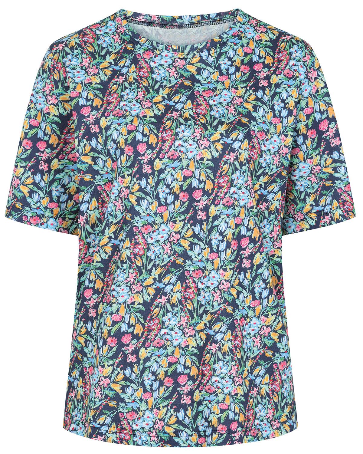 Katie Floral Short Sleeve Cotton Top