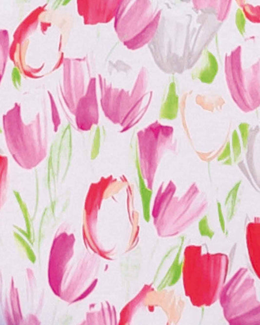 Flora Floral Cotton Short Sleeved Polo Top