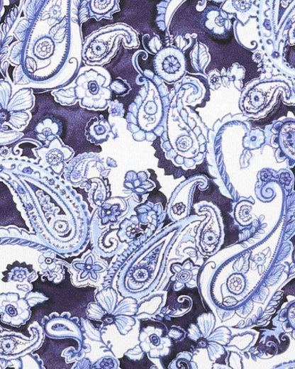 Sherrie Patterned Cotton Short Sleeved Polo Top