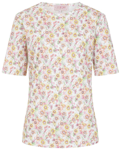 Hallie Floral Short Sleeve Cotton Top