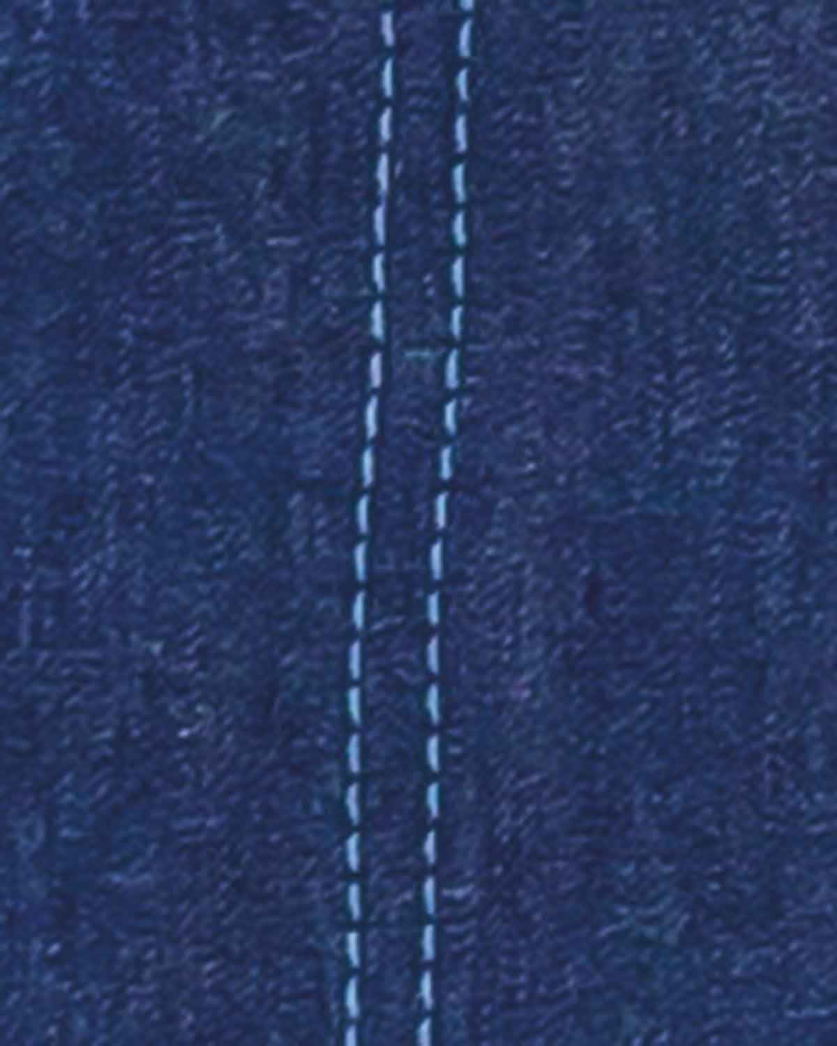 Tamara Pure Cotton A Line Pull On Skirt - Blue