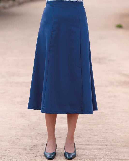 Easycare Pull On Skirt - Navy