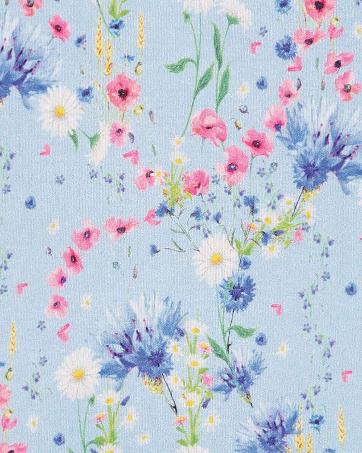 Lillie Floral Short Sleeve Cotton Leisure Top