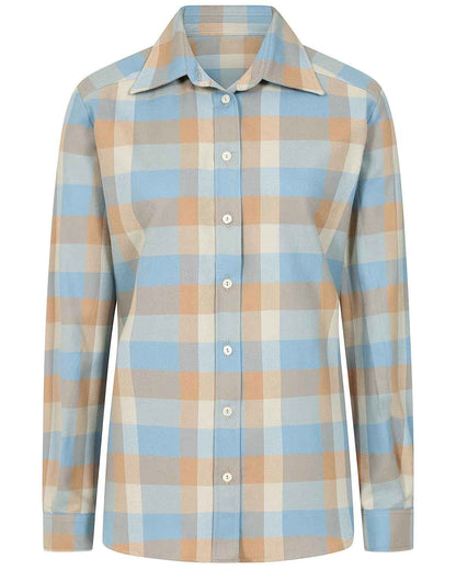 Aubrey Checked Pure Cotton Long Sleeve Blouse
