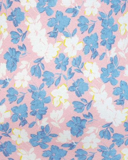 Lucille Floral Short Sleeved Cotton Leisure Top