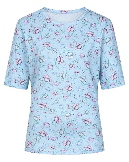Liana Floral Short Sleeved Cotton Leisure Top