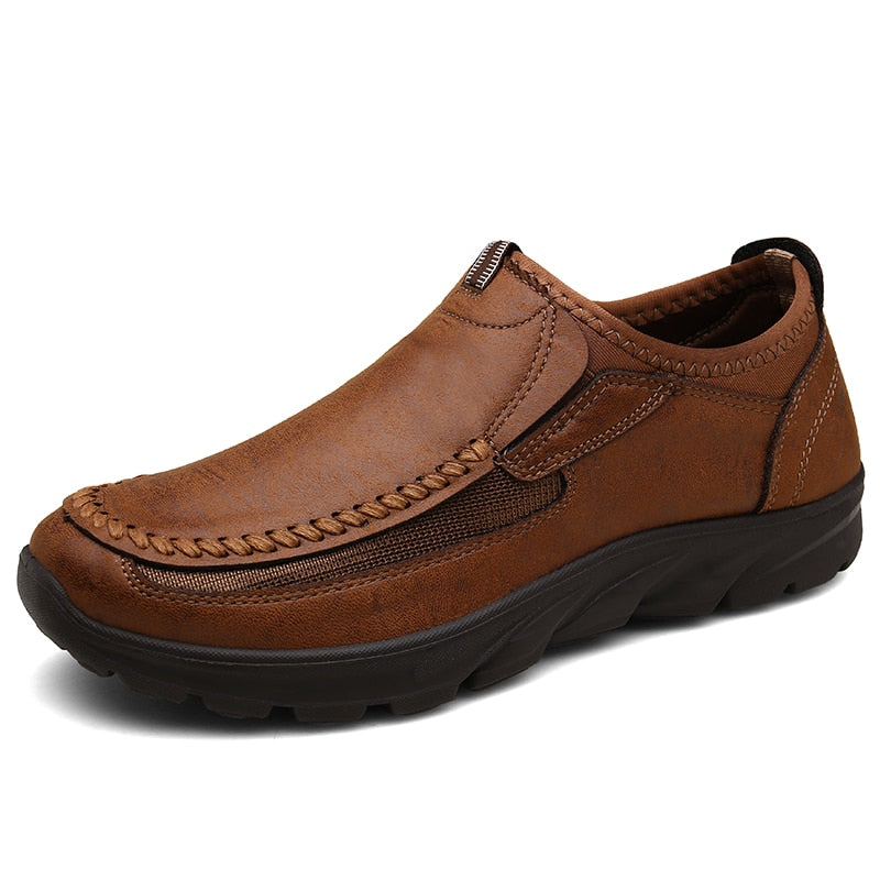 Men's Casual Breathable Leather Loafers