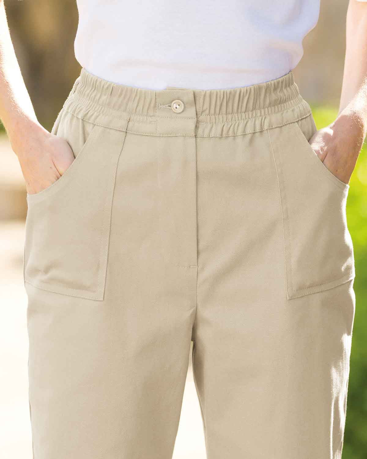 Finley Stone Cotton Twill Utility Trousers