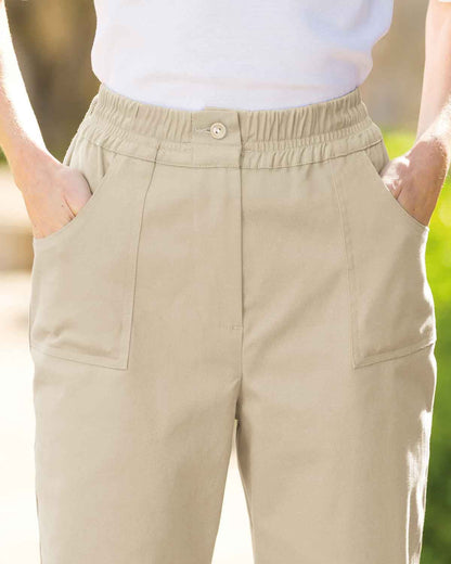 Finley Stone Cotton Twill Utility Trousers