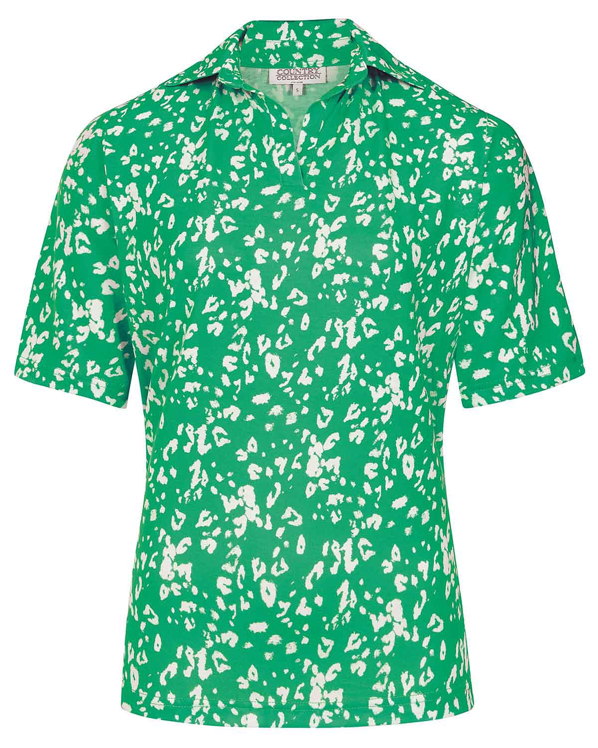 Delilah Floral Short Sleeved Polo Top