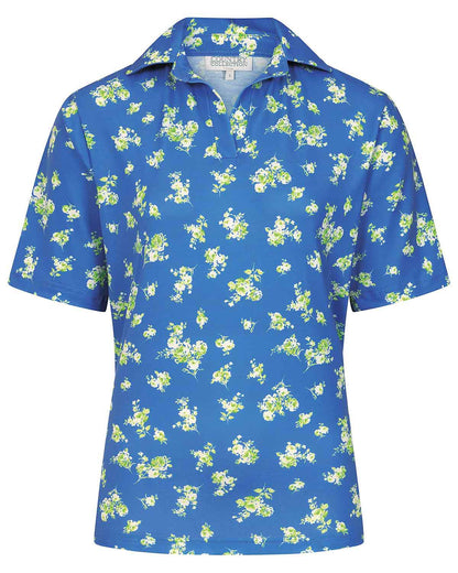 Layla Floral Short Sleeved Polo Top